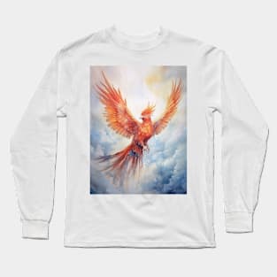 Immortal Phoenix in the Skies Long Sleeve T-Shirt